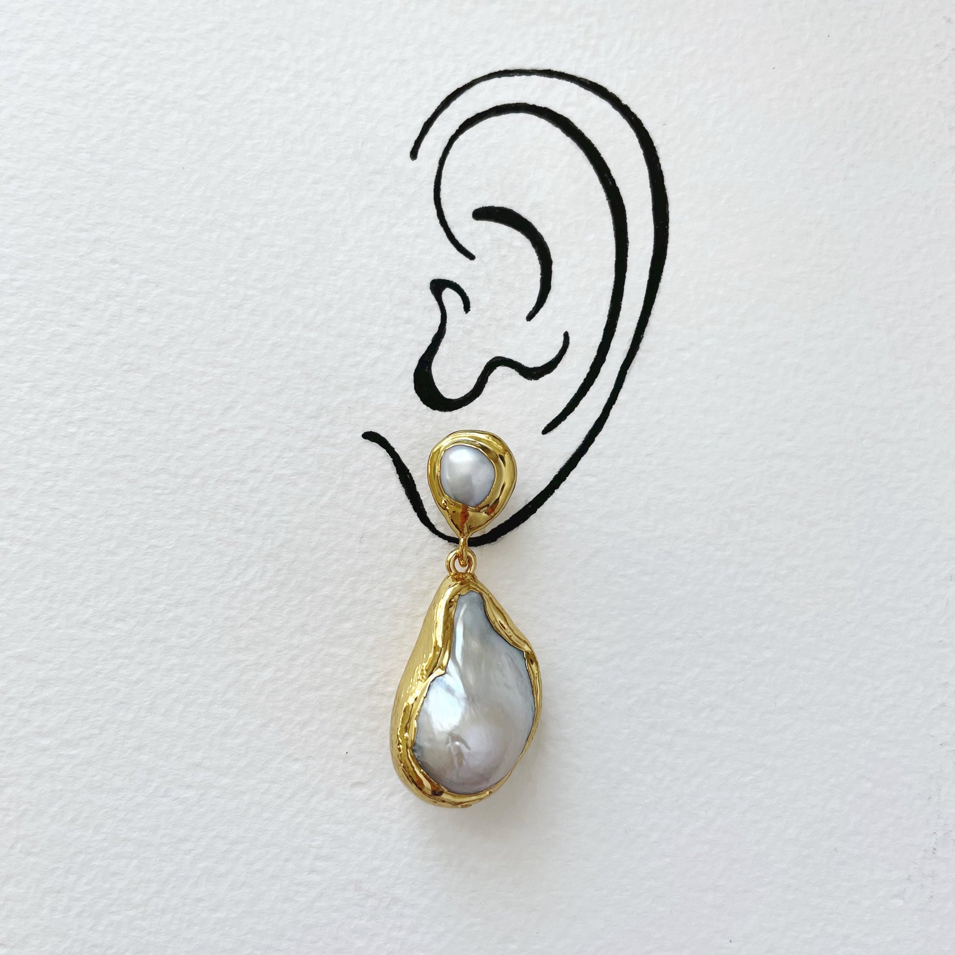 EVAN | Statement Bridal Earrings