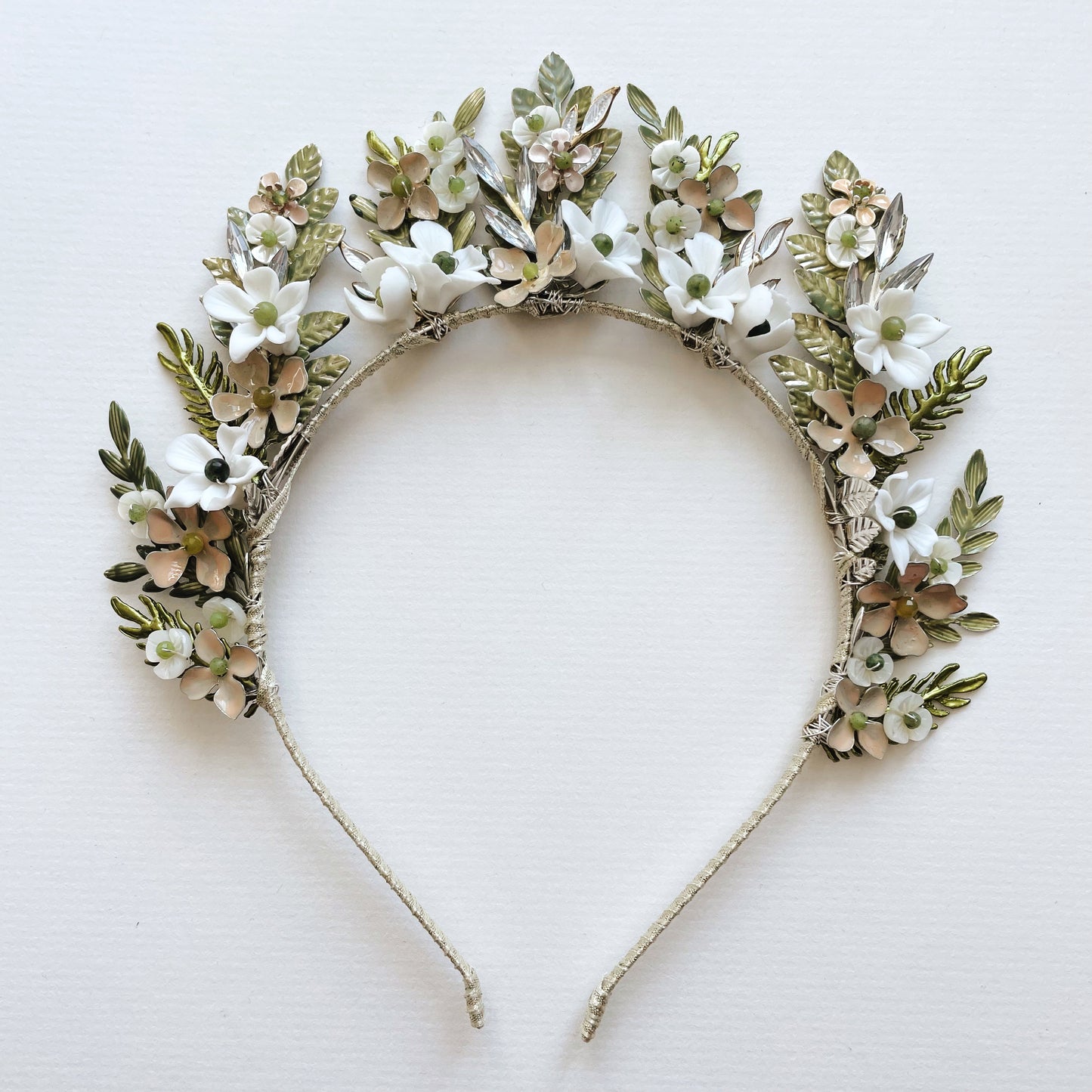 FLORA | Floral Statement Crown of flowers and leaves