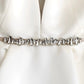 ROXY | Modern Bridal Belt made with crystal shards