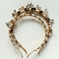 LEXI | Stacking Bridal Headband set in Keshi pearl and gold